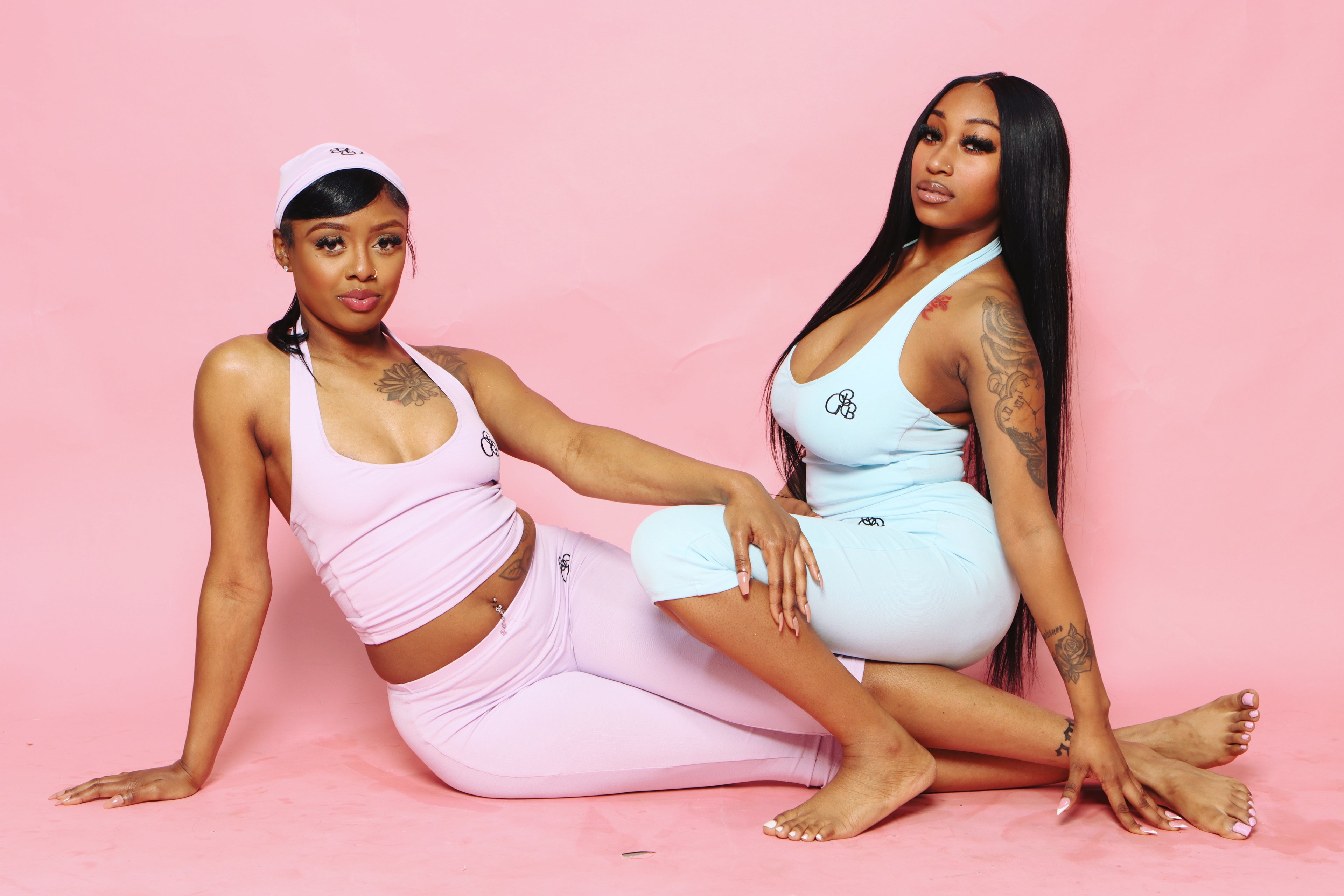 Y2K Halter Crop Top & Capri Legging Set